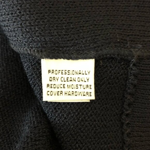 St. John Basics Navy Logo Button Santana Knit Blazer Long Sleeve size 16 - Picture 9 of 11